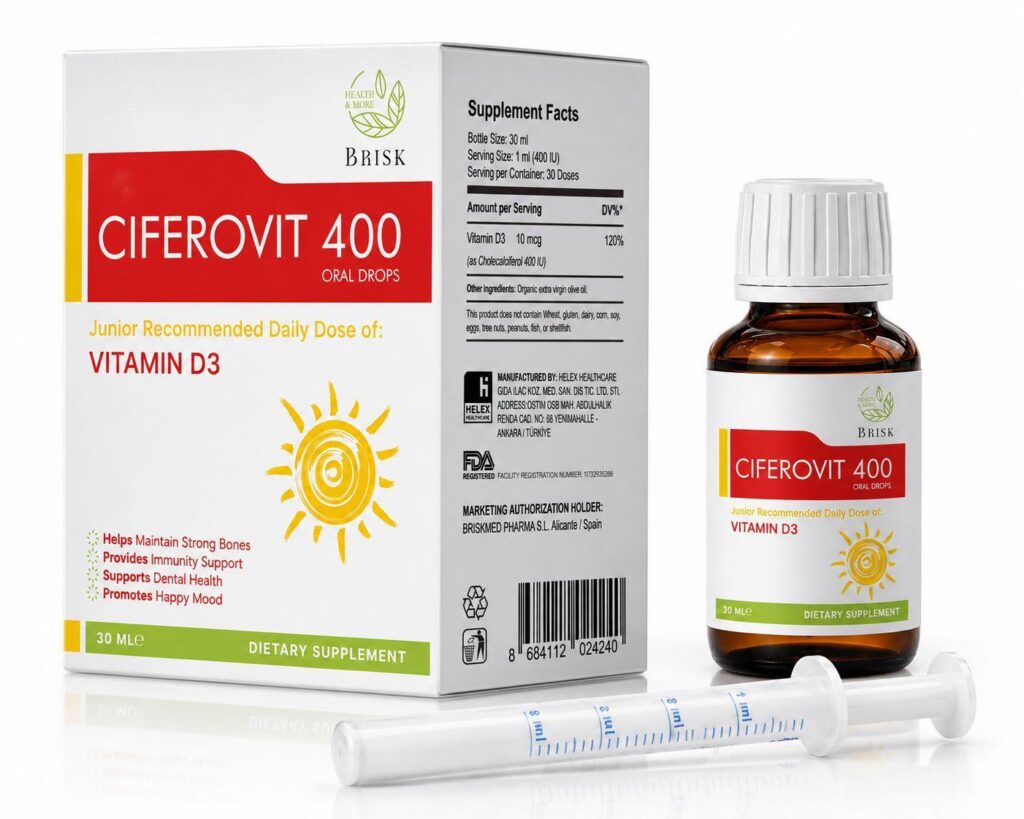 Ciferovit D3 for kids Private Label Liquid Supplement
