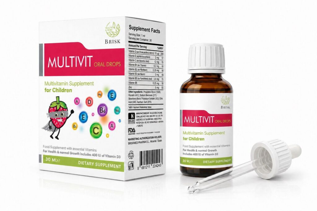 Multivitamin drop Private Label Liquid Supplement