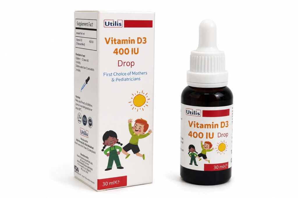 Vitamin D3 drop Private Label Liquid Supplement